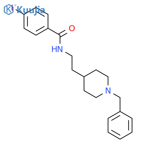 Benzamide, 4-iodo-N-[2-[1-(phenylmethyl)-4-piperidinyl]ethyl]- structure