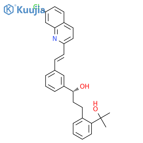 2-3-(R)-3-(2-(7-Chloro-2-quinolinyl)ethenyl)phenyl-3-hydroxypropylphenyl-2-propanol structure