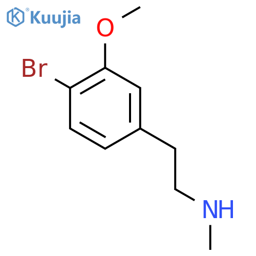 2-(4-bromo-3-methoxyphenyl)ethyl(methyl)amine structure