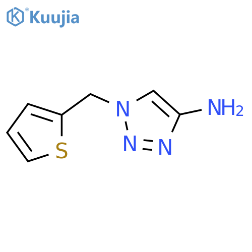 1-(thiophen-2-yl)methyl-1H-1,2,3-triazol-4-amine structure