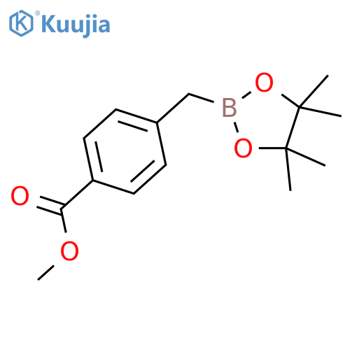 4-(Methoxycarbonyl)benzylboronic Acid Pinacol Ester structure