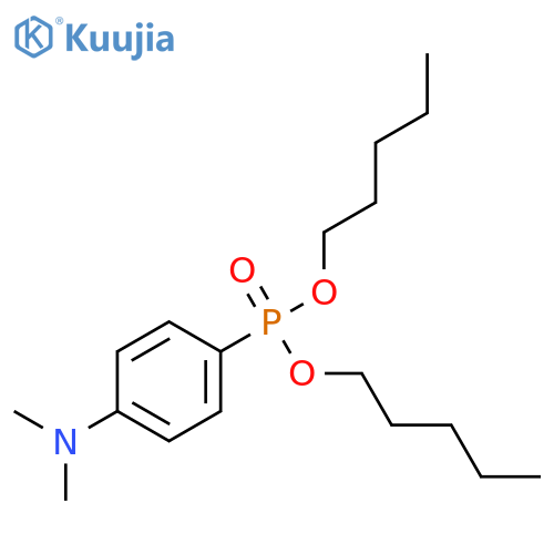 Phosphonic acid, [4-(dimethylamino)phenyl]-, dipentyl ester structure