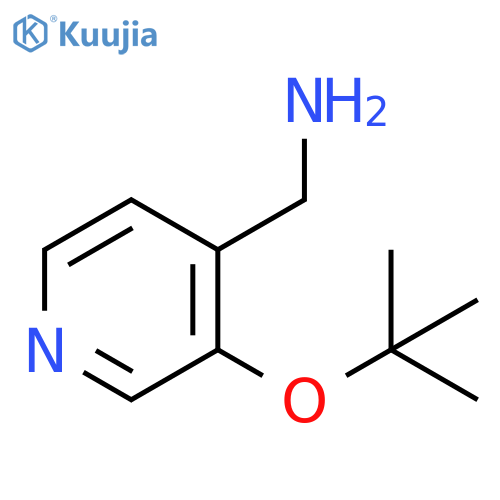 (3-tert-butoxypyridin-4-yl)methanamine structure