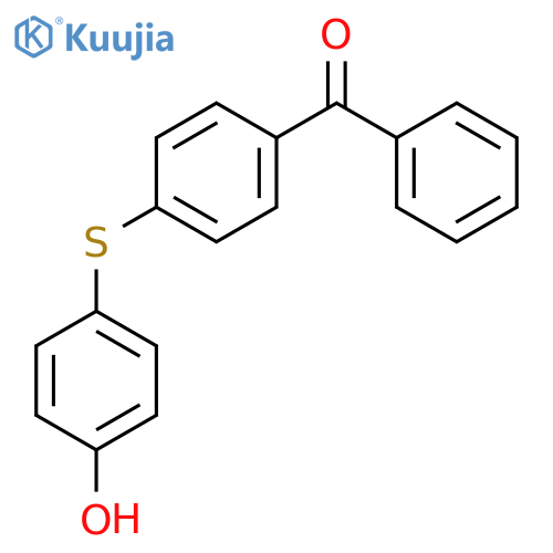 Methanone, [4-[(4-hydroxyphenyl)thio]phenyl]phenyl- structure
