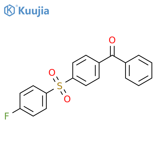 Methanone, [4-[(4-fluorophenyl)sulfonyl]phenyl]phenyl- structure