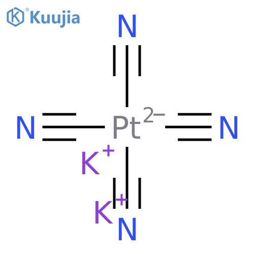 Platinate(2-),tetrakis(cyano-kC)-,(SP-4-1)- structure