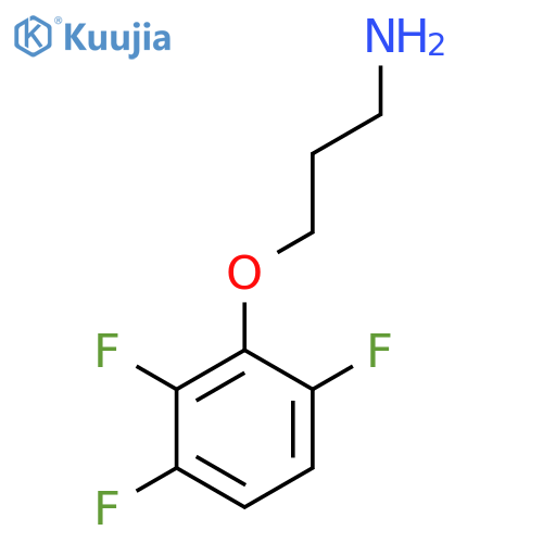 3-(2,3,6-trifluorophenoxy)propan-1-amine structure