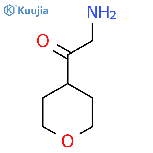 2-Amino-1-(oxan-4-yl)ethan-1-one structure