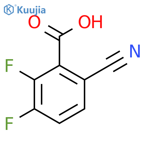 6-Cyano-2,3-difluorobenzoic acid structure