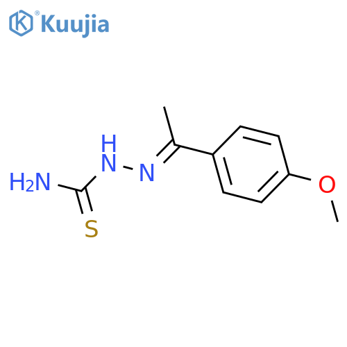 [(E)-[1-(4-methoxyphenyl)ethylidene]amino]thiourea structure