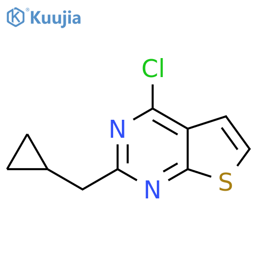4-chloro-2-(cyclopropylmethyl)thieno2,3-dpyrimidine structure