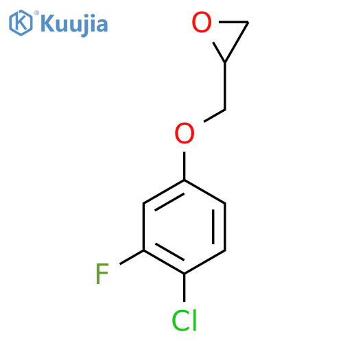Oxirane, 2-[(4-chloro-3-fluorophenoxy)methyl]- structure