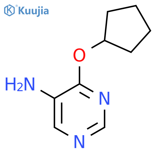 4-(Cyclopentyloxy)pyrimidin-5-amine structure