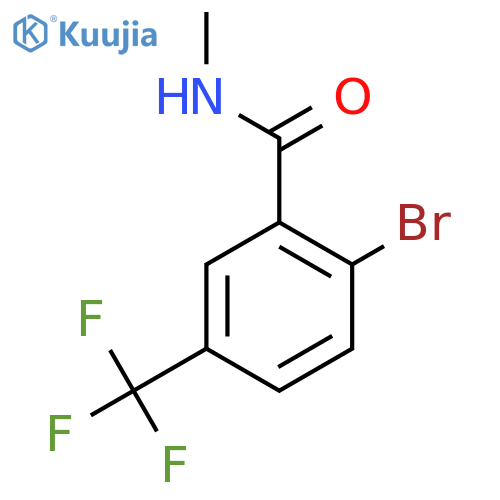 2-Bromo-N-methyl-5-(trifluoromethyl)benzamide structure