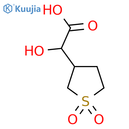 2-(1,1-dioxo-1lambda6-thiolan-3-yl)-2-hydroxyacetic acid structure
