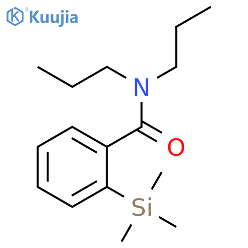 Benzamide, N,N-dipropyl-2-(trimethylsilyl)- structure