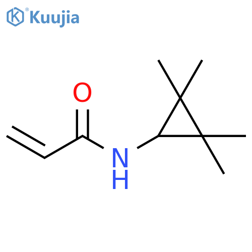 N-(2,2,3,3-tetramethylcyclopropyl)prop-2-enamide structure