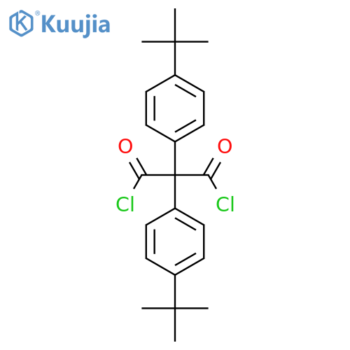 Propanedioyl dichloride, bis[4-(1,1-dimethylethyl)phenyl]- structure