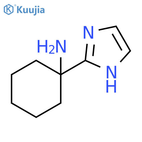 1-(1H-imidazol-2-yl)cyclohexan-1-amine structure