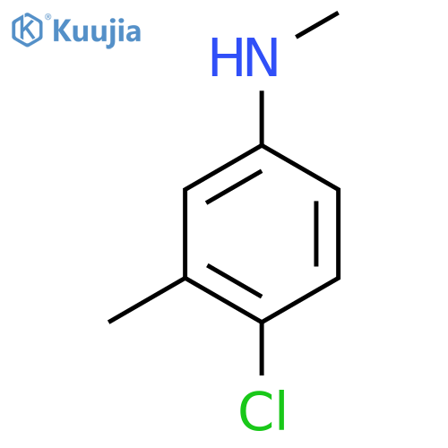 4-Chloro-N,3-dimethylaniline structure