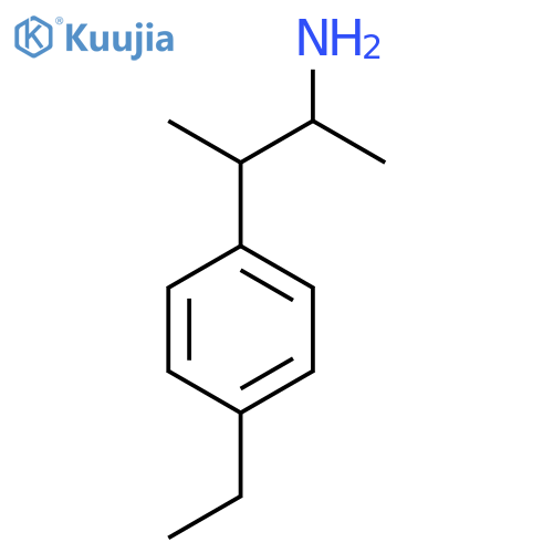 3-(4-Ethylphenyl)butan-2-amine structure