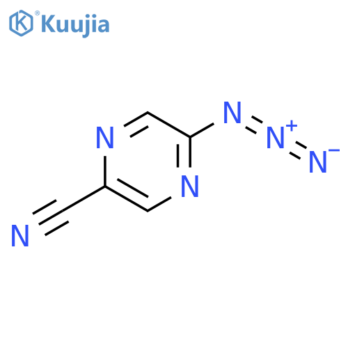 5-AZIDOPYRAZINE-2-CARBONITRILE structure