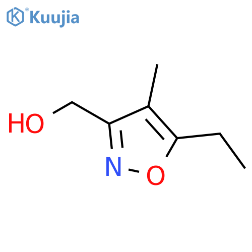 (5-ethyl-4-methyl-1,2-oxazol-3-yl)methanol structure