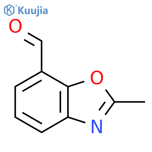 2-methyl-1,3-benzoxazole-7-carbaldehyde structure