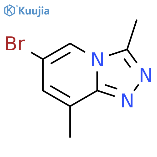 6-Bromo-3,8-dimethyl-[1,2,4]triazolo[4,3-a]pyridine structure