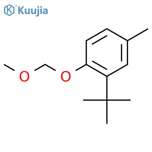 Benzene, 2-(1,1-dimethylethyl)-1-(methoxymethoxy)-4-methyl- structure
