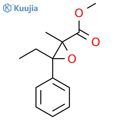 Methyl 3-ethyl-2-methyl-3-phenyloxirane-2-carboxylate structure