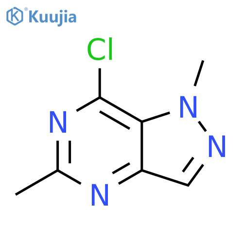 1H-Pyrazolo[4,3-d]pyrimidine, 7-chloro-1,5-dimethyl- structure
