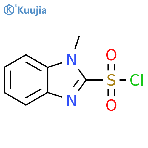 1H-Benzimidazole-2-sulfonyl chloride, 1-methyl- structure