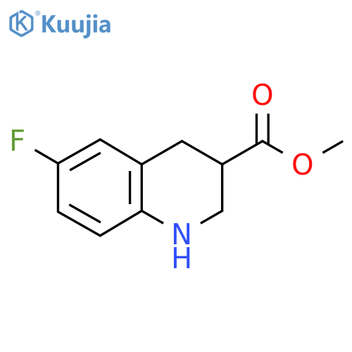 Methyl 6-fluoro-1,2,3,4-tetrahydroquinoline-3-carboxylate structure