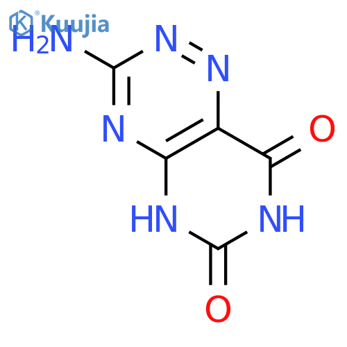 Pyrimido[4,5-e]-1,2,4-triazine-6,8(5H,7H)-dione,3-amino- structure