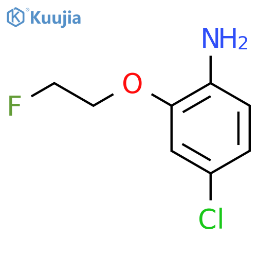 4-Chloro-2-(2-fluoroethoxy)aniline structure