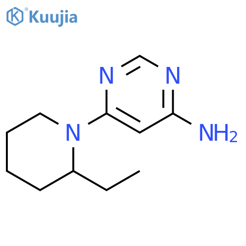 6-(2-ethylpiperidin-1-yl)pyrimidin-4-amine structure