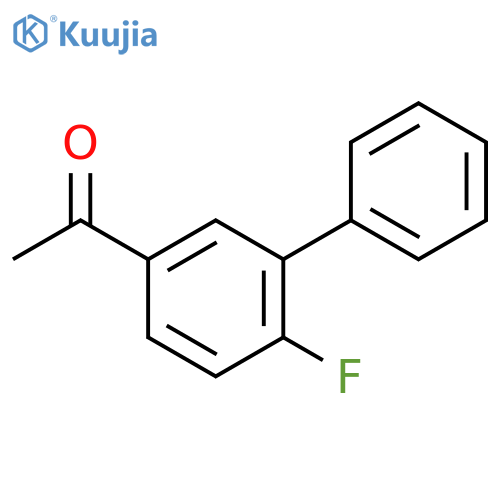 1-(6-Fluoro-[1,1'-biphenyl]-3-yl)ethanone structure
