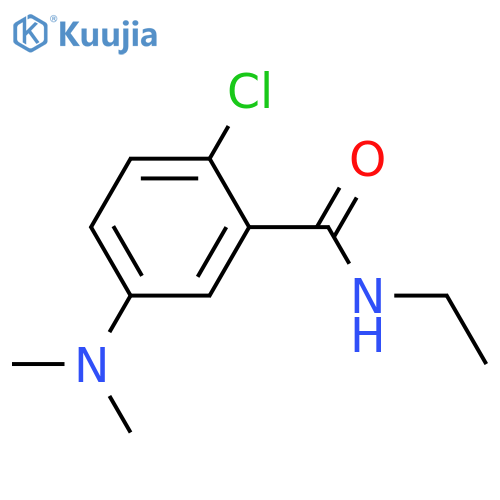 Benzamide, 2-chloro-5-(dimethylamino)-N-ethyl- structure