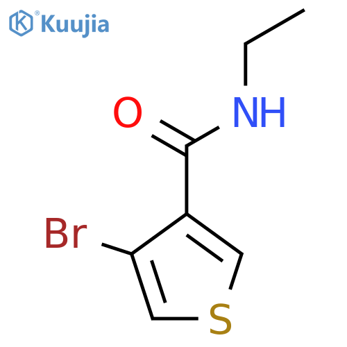 4-bromo-N-ethylthiophene-3-carboxamide structure