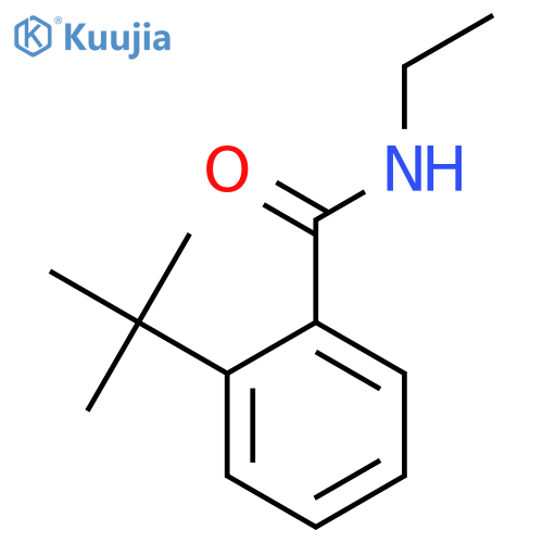 Benzamide, 2-(1,1-dimethylethyl)-N-ethyl- structure