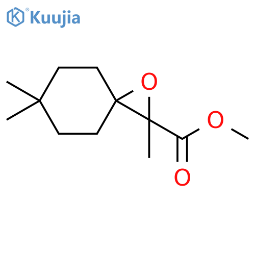 1-Oxaspiro[2.5]octane-2-carboxylic acid, 2,6,6-trimethyl-, methyl ester structure