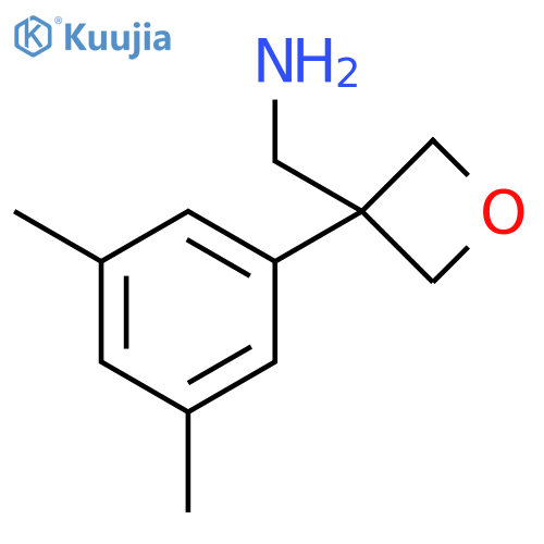 3-Oxetanemethanamine, 3-(3,5-dimethylphenyl)- structure