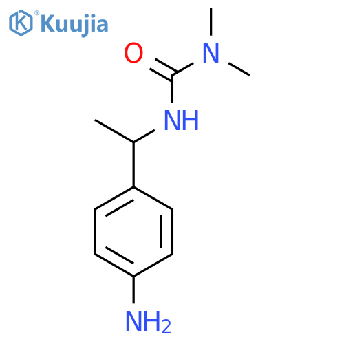 1-1-(4-aminophenyl)ethyl-3,3-dimethylurea structure