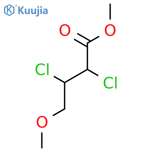Butanoic acid, 2,3-dichloro-4-methoxy-, methyl ester structure