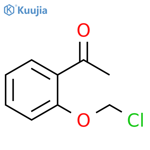 Ethanone, 1-[2-(chloromethoxy)phenyl]- structure