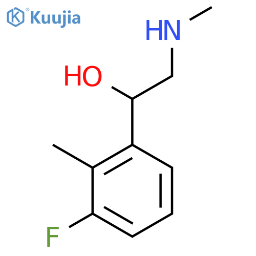1-(3-fluoro-2-methylphenyl)-2-(methylamino)ethan-1-ol structure