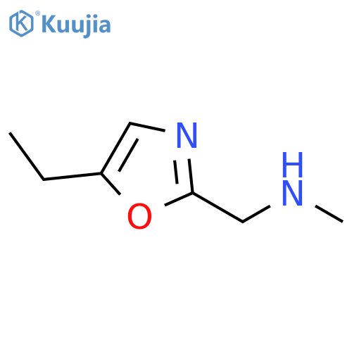 2-Oxazolemethanamine, 5-ethyl-N-methyl- structure