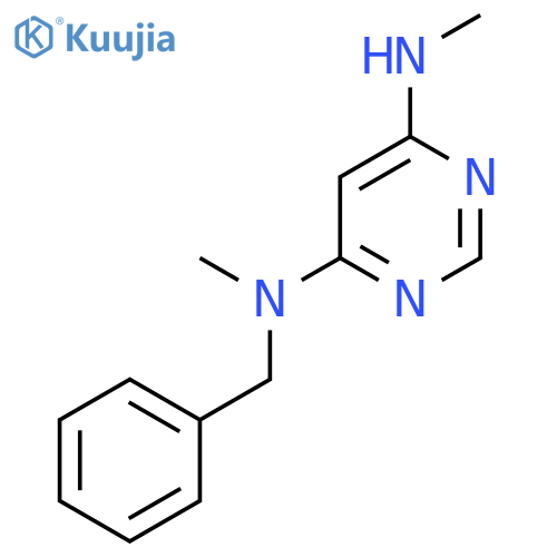 N4-Benzyl-N4,N6-dimethylpyrimidine-4,6-diamine structure