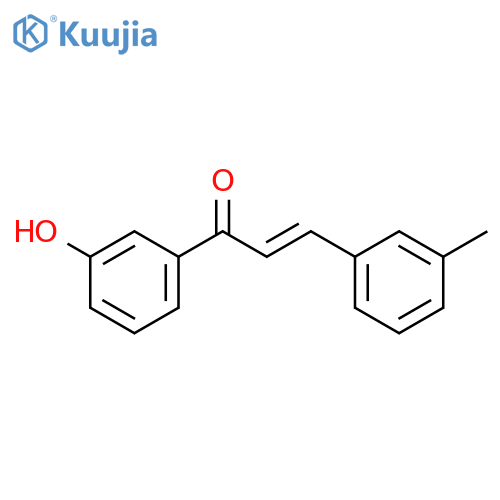 2-Propen-1-one, 1-(3-hydroxyphenyl)-3-(3-methylphenyl)- structure